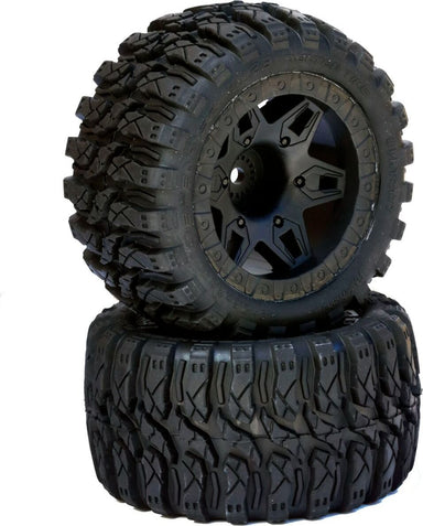 Defender 2.8 Belted Stadium Truck Tires 0 Offset Front 2WD