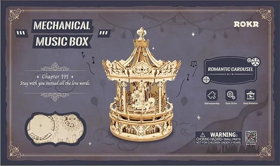 Mechanical Music Box; Romantic Carousel