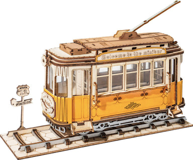 Classic 3D Wood Puzzles; Tramcar