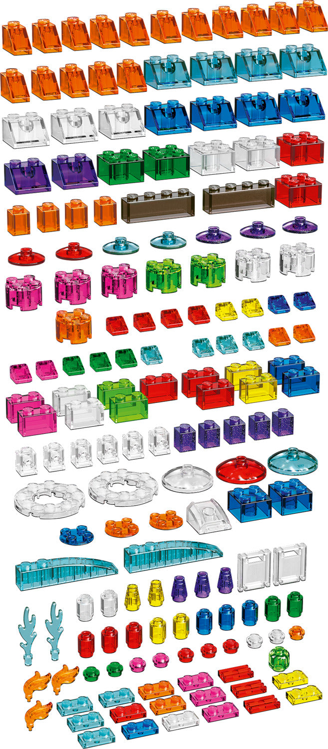 LEGO® Classic: Creative Transparent Bricks