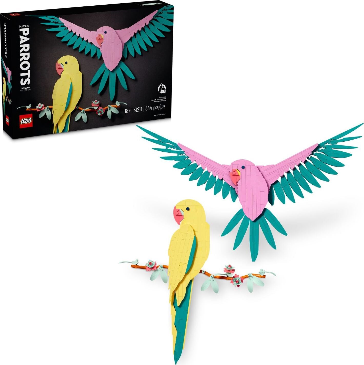 LEGO® ART: The Fauna Collection – Macaw Parrots