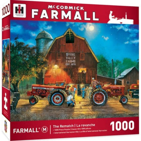 MST-71929	Farmall: The Rematch Tractors Pull Farm Scene Puzzle (1000pc)