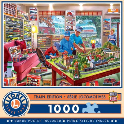 Lionel: The Boy's Playroom w/Trains & Layout Puzzle (1000pc) - MST-72032