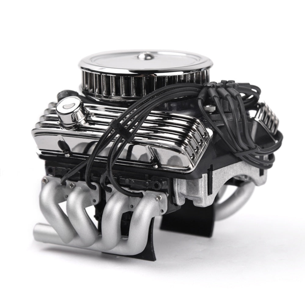 CRAW18257 INJORA F82 V8 Simulate Engine Motor Cooling Fans Radiator For 1/10 RC Crawler