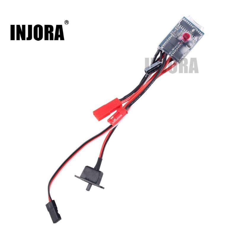 CRAW18064 INJORA 10A Brushed ESC Speed Controller For 1/12 1/16 1/18 1/24 RC Car