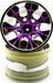 1/10th Wheels 7 Spoke(Purple)(Plastic)(1pr)