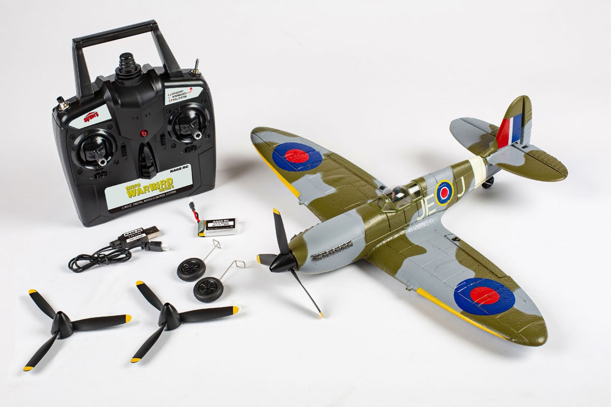 RGRA1303V2	Supermarine Spitfire Micro RTF Airplane with PASS (Pilot Assist Stability Software) System