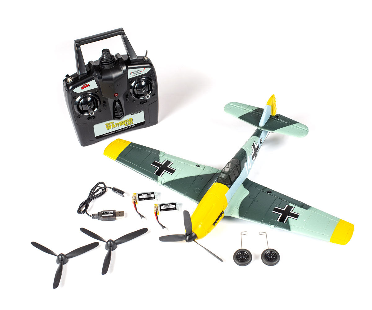 RGRA1304V2	Messerschmitt Bf 109 Micro RTF Airplane with PASS (Pilot Assist Stability Software) System