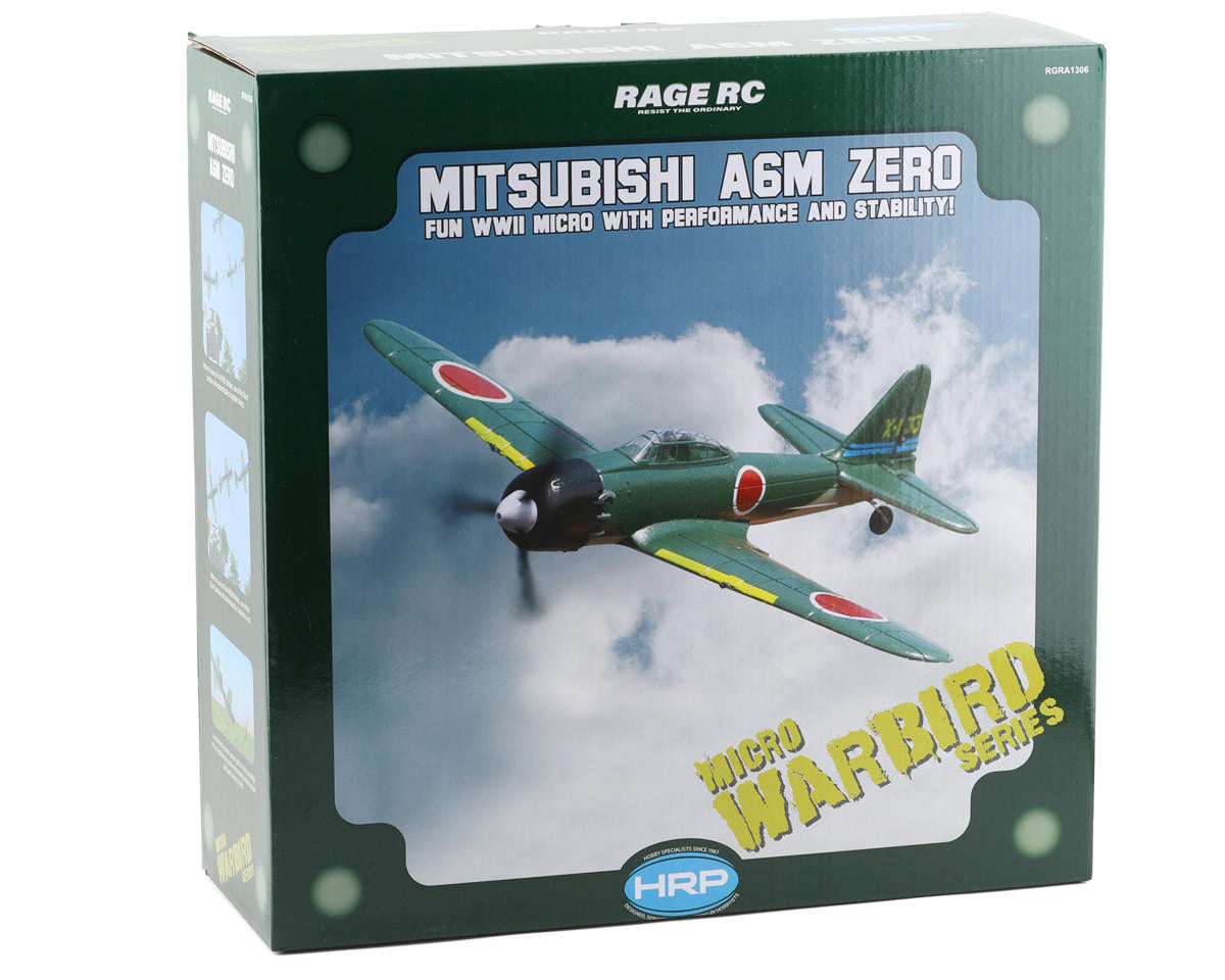 RGRA1306	Mitsubishi A6M Zero Micro RTF Airplane w/PASS System