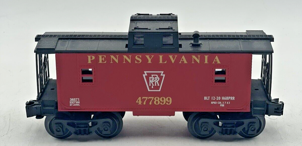 Lionel Pennsylvania Freight Set w/2 Boxcars, Ore Car, Flat Car & Caboose