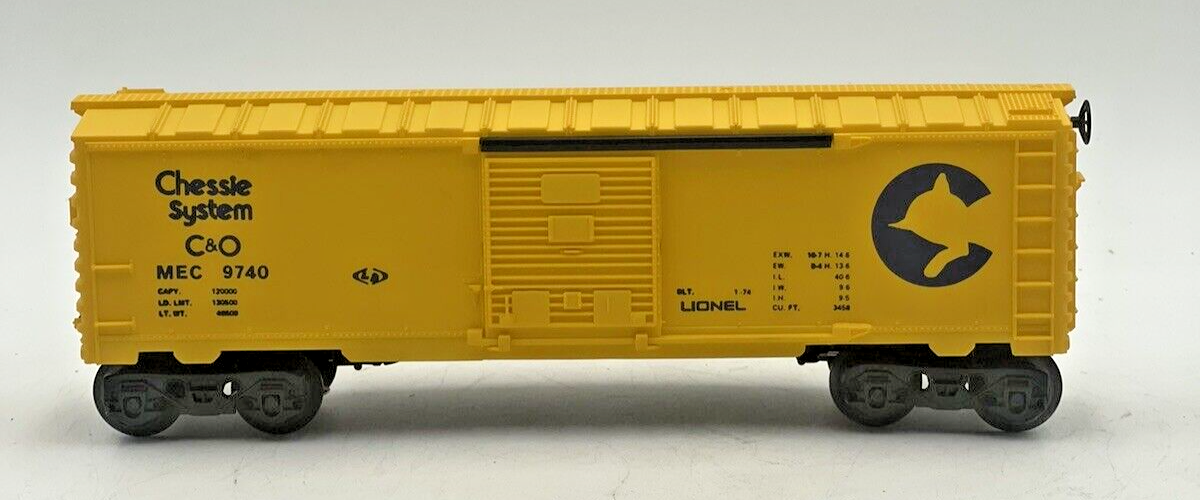 Lionel Chesapeake & Ohio Single Door Box Car MEC 9740