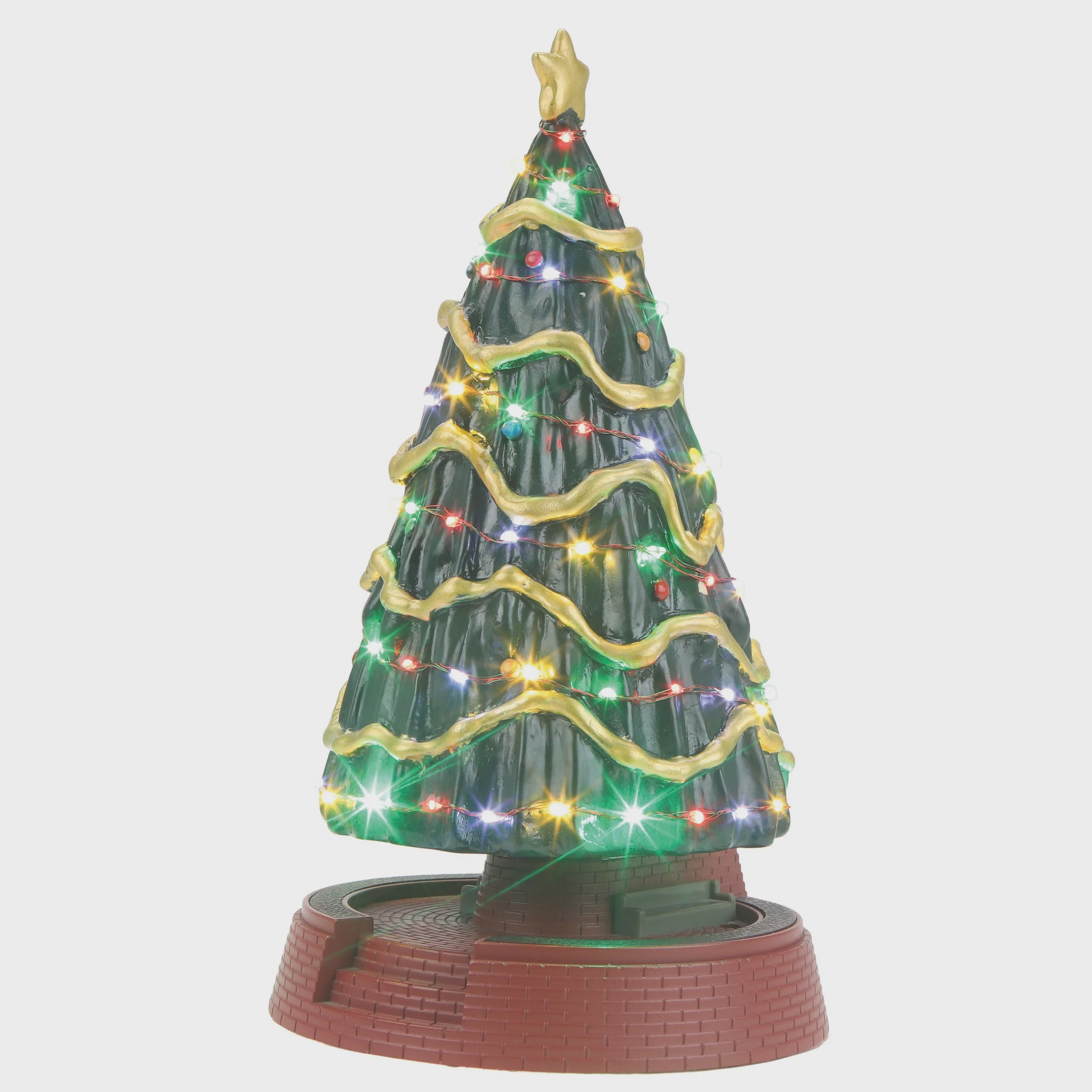 30-11096 O Gauge RailKing Giant Town Square Christmas Tree w/Operating LED Lights