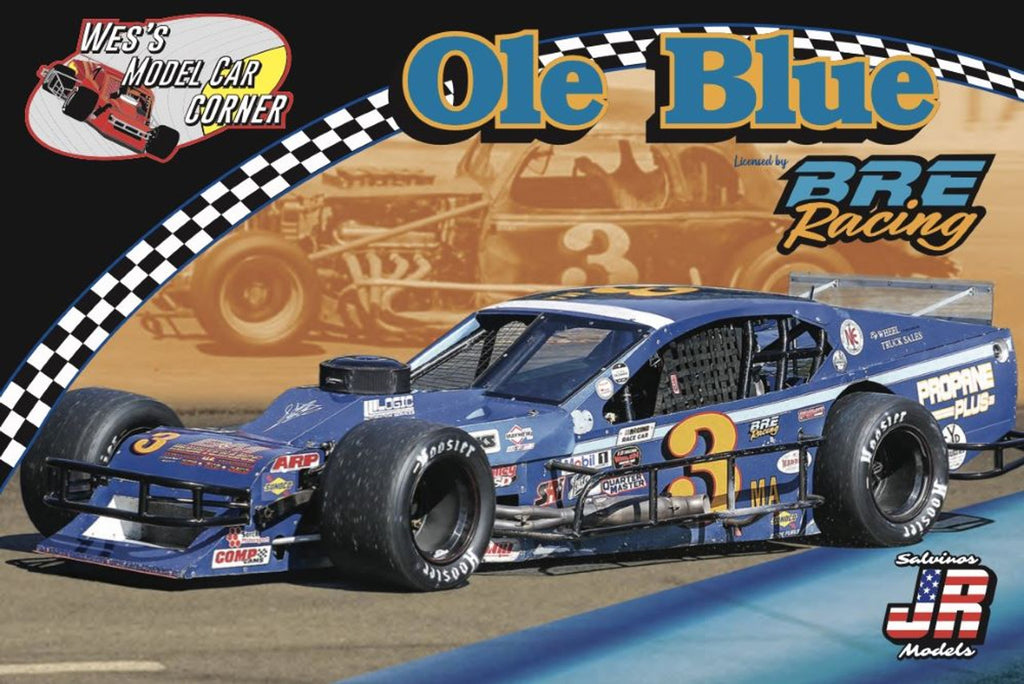 SJM 10003 1 25 Ole Blue BRE Racing 3 Asphalt Modified Race Car