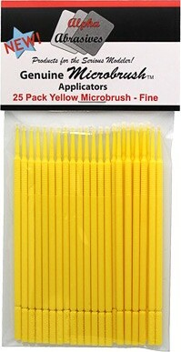 Alpha MicroBrush Yellow: Fine Applicator (25/pk)