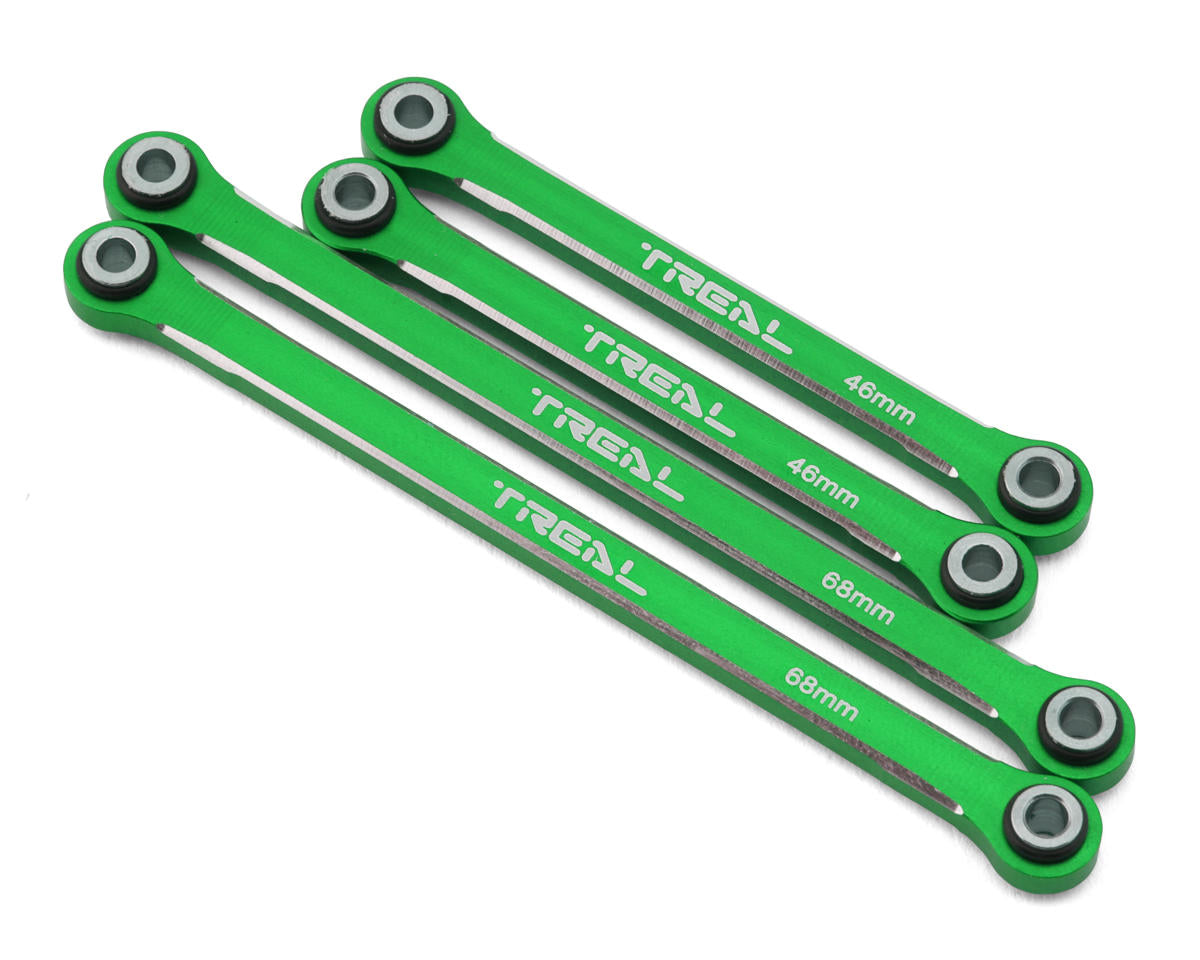 TLHTTRX-4M-40 TRX-4M Aluminum Upper Suspension Links (Green) (4)