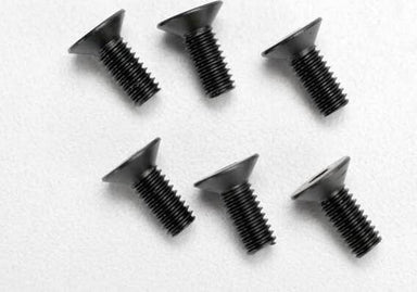 Screws, 4x10mm countersunk machine (hex drive) (6)