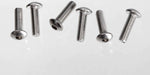 Screws, 3x10 button-head machine (hex drive) (stainless steel) (6)