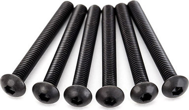 Screws, 4x30mm button-head machine (hex drive) (6)