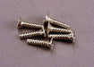 Screws, 3x12mm countersunk self-tapping (6)