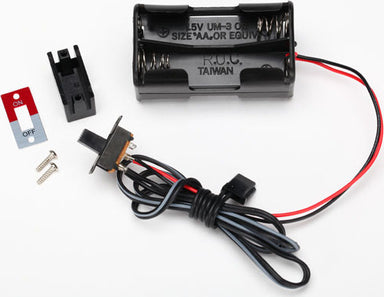 Battery holder, 4-cell/ on-off switch