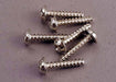 Screws, 3x15mm washerhead self-tapping (6)