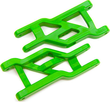 Suspension arms, green, front, heavy duty (2)