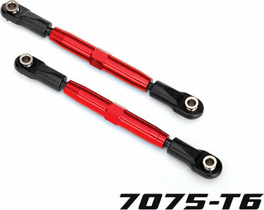 Camber Links, Rear (TUBES Red-Anodized, 7075-T6 Aluminum, Stronger Than Titanium) (73mm) (2)/ Rod Ends (4)/ Aluminum Wrench (1) (#2579 3x15 BCS (4) RequiRed For Installation)