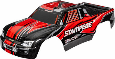 Body, Stampede® (also Fits Stampede® VXL), Red (Painted, Decals Applied)