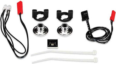 LED Lights/ harness (2 red lights)/LED housing (2) /housing retainer (2)/wire clip (1)/wire ties (3)
