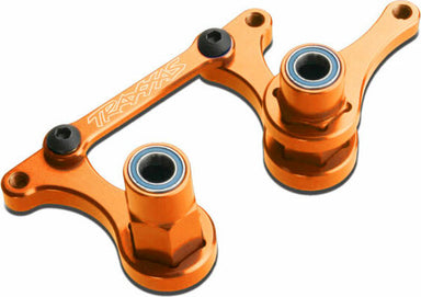 Steering Bellcranks, Drag Link (orange-Anodized 6061-T6 Aluminum)/ 5x8mm Ball Bearings (4)/ Hardware (assembled)