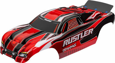 Body, Rustler® (Also Fits Rustler® Vxl), Red (Painted, Decals Applied)
