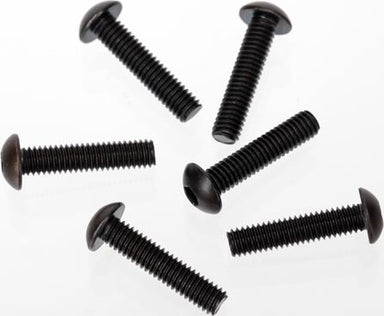 Screws, 4x18mm button-head machine (hex drive) (6)