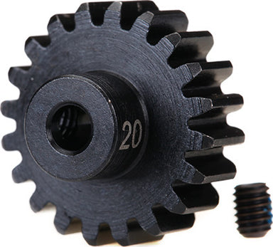 Gear, 20-T pinion (32-p), heavy duty (machined, hardened steel)/ set screw