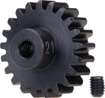 Gear, 21-T pinion (32-p), heavy duty (machined, hardened steel)/ set screw