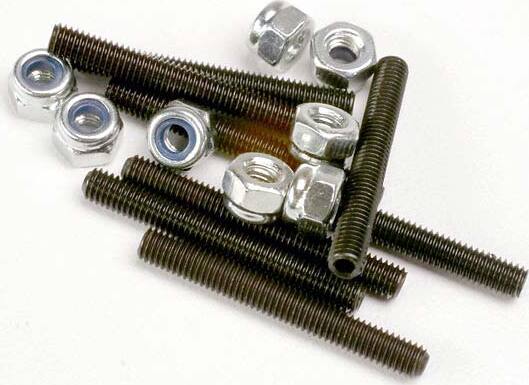 Set (grub) screws, 3x25mm (8)/ 3mm nylon locknuts (8)