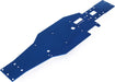 Chassis, lower (blue-anodized, T6 aluminum)