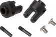 Differential output yokes, black (2)/ 3x5mm countersunk screws (2)/ screw pin (2)