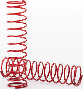 Springs, red (for big bore shocks) (2.5 rate) (2)