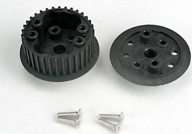 Differential (34-groove)/ flanged side-cover & screws
