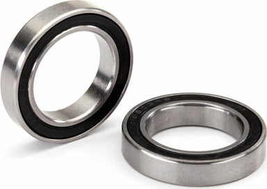 Ball Bearing, Black Rubber Sealed, Stainless (17X26X5) (2)
