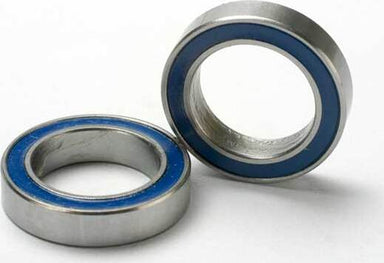 Ball bearings, blue rubber sealed (12x18x4mm) (2)