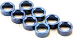 Spacer, pushrod (aluminum, blue) (use with 5318 or 5318X pushrod and 5358 progressive 2 rockers) (8)