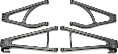 Suspension arm set, adjustable wheelbase (lengthens wheelbase 10mm or 19mm) (suspension arm upper (2)/ suspension arm lower (2)/ bumper mount spacers (2)/ 4x16BCS (2))