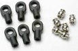 Rod ends, small, with hollow balls (6) (for Revo steering linkage)