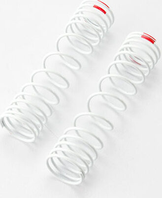 Springs, rear (white) (progressive rate) (2) (fits #5862 aluminum Big Bore shocks)