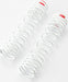 Springs, rear (white) (progressive rate) (2) (fits #5862 aluminum Big Bore shocks)