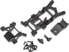 Body mounts, front & rear/ 3x12mm CS (4)/ 3x12mm shoulder screw (2)/ 3x10mm flat-head machine screw (8)/ 3x12mm BCS (1)