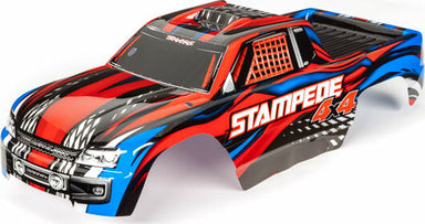 Body, Stampede® 4X4, Red (Painted, Decals Applied)