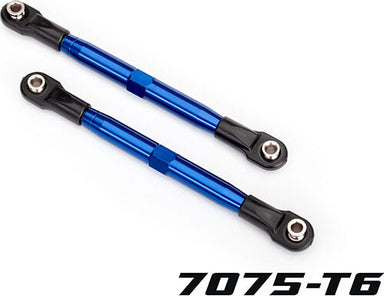 Toe links (TUBES blue-anodized, 7075-T6 aluminum, stronger than titanium) (87mm) (2)/ rod ends (4) aluminum wrench (1)