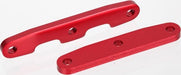 Bulkhead tie bars, front & rear, aluminum (red-anodized)
